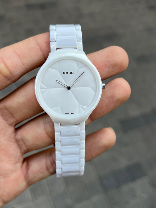 Rado white ceramic watch