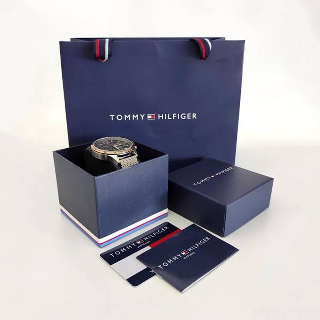 Tommy hilfiger black with automatic machine open back