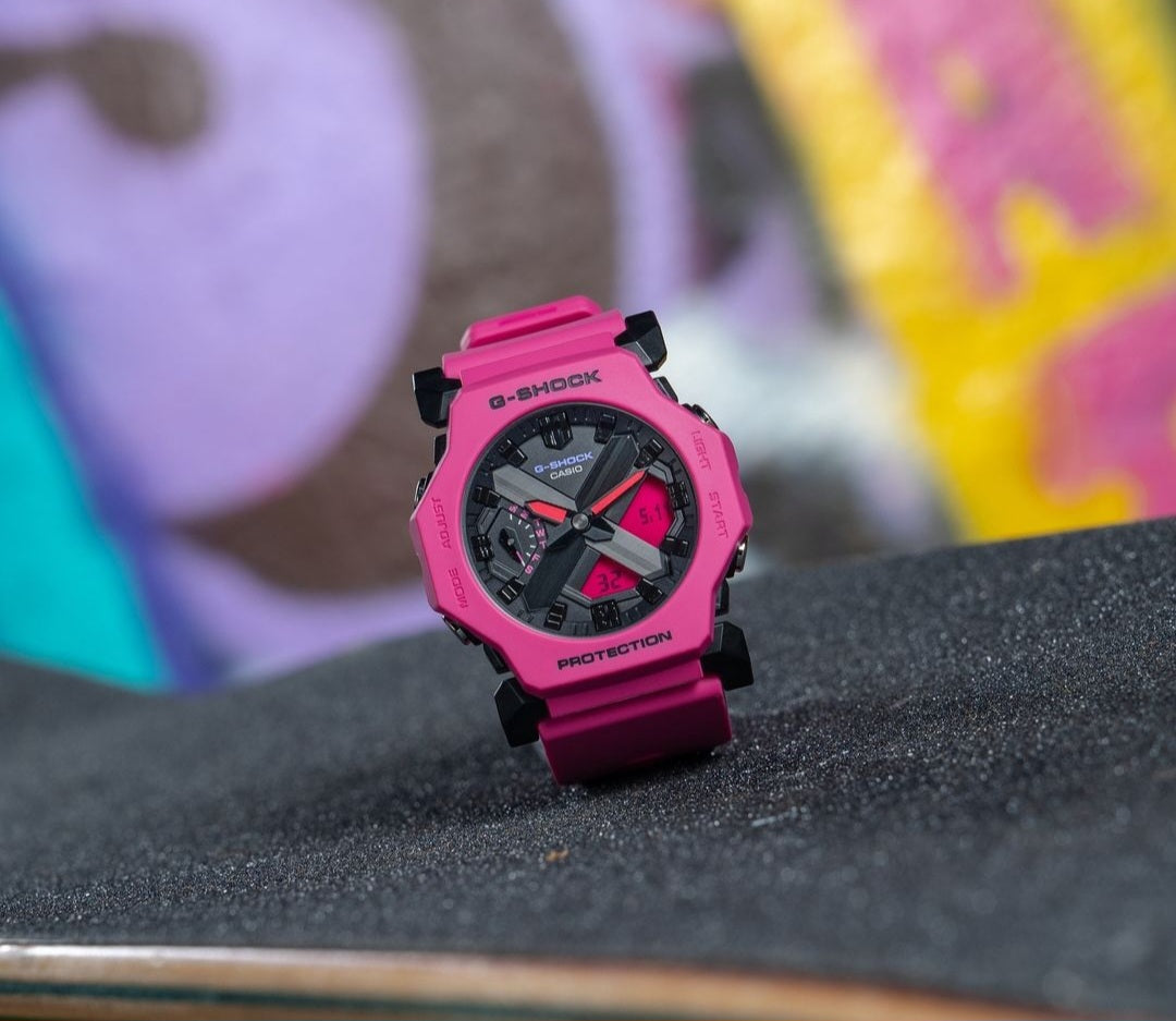 G-shock Gm 2300 Stainless Steel Pink Watch