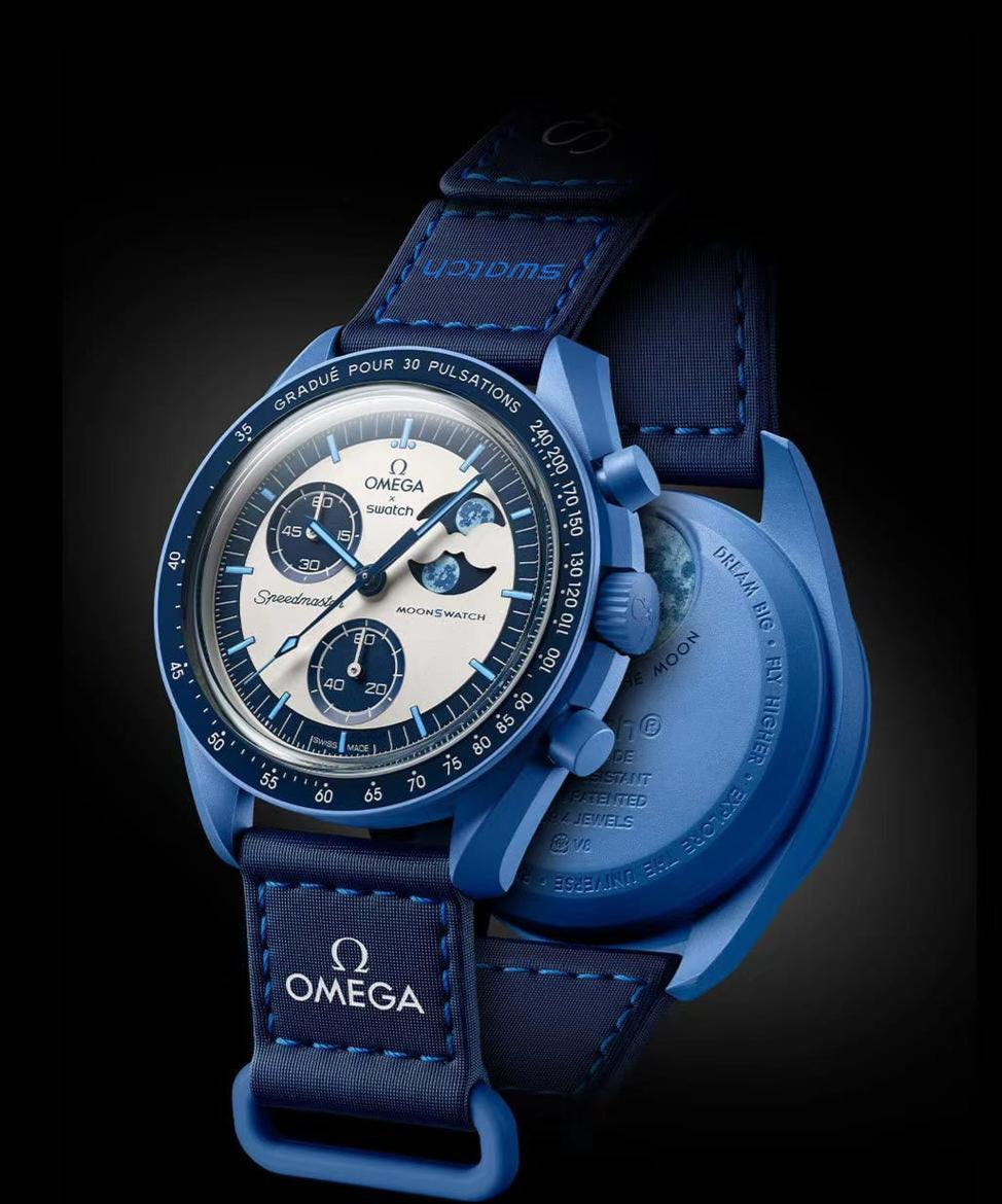 Omega Speedmaster Moonswatch Blue high Quality