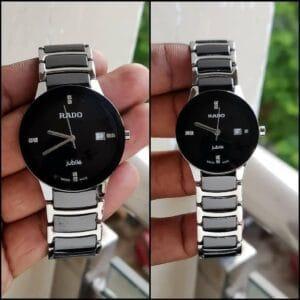 Rado Jubile Black & Silver Couple ceramic