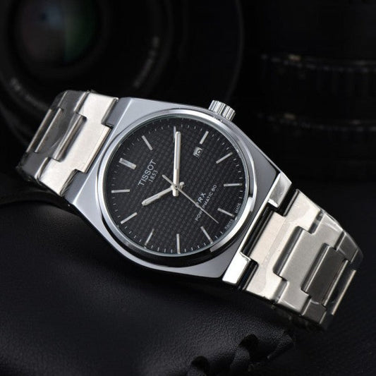 Tissot Prx Premium Stainless Steel Black Dial Normal Quartz