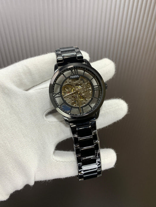 Fossil Townsman Black Metal Automatic