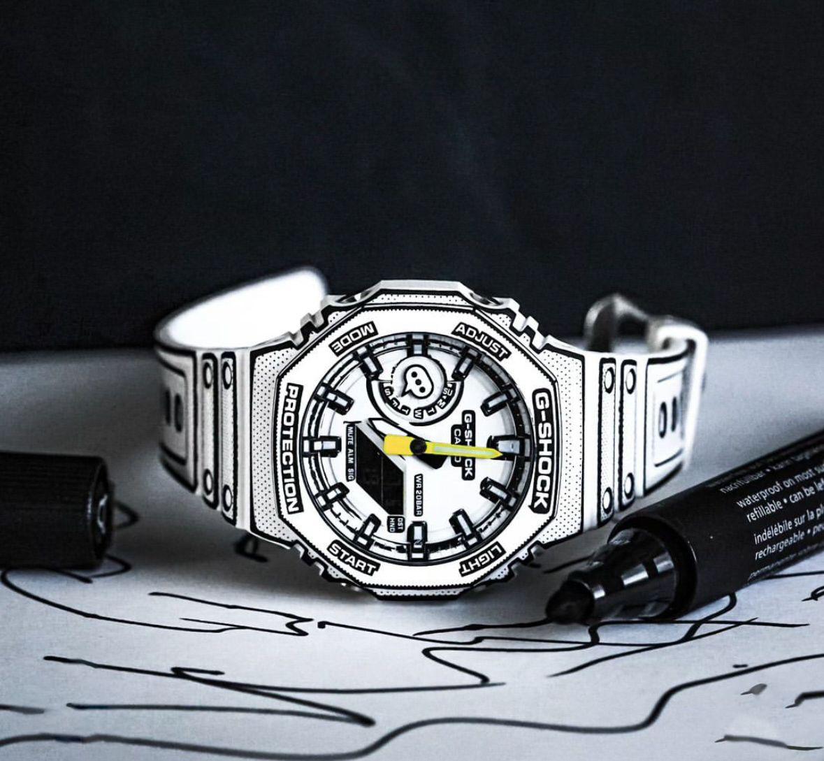 G-shock Gm2100 Manga edition White Watch