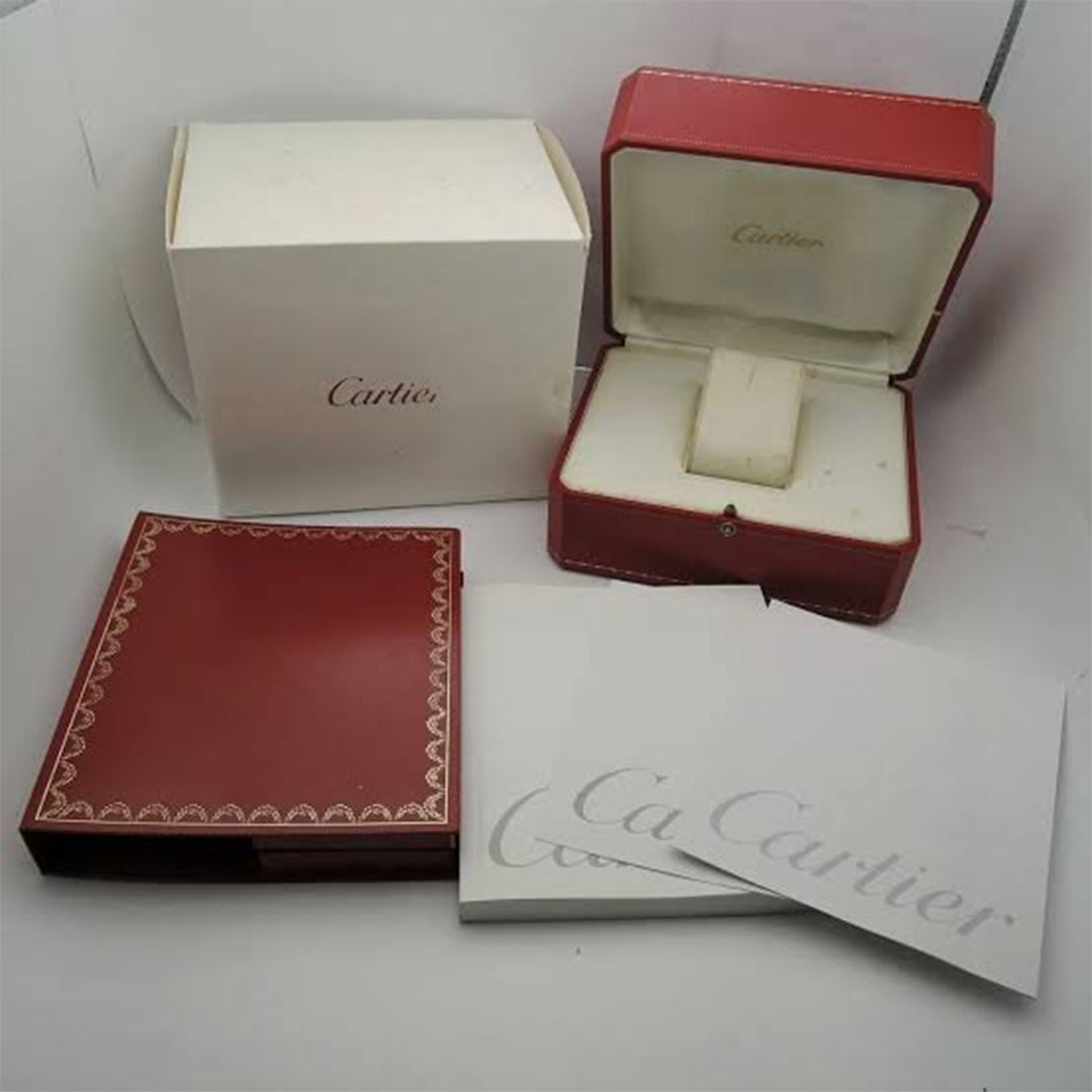 Cartier Leather Brown Automatic Watch