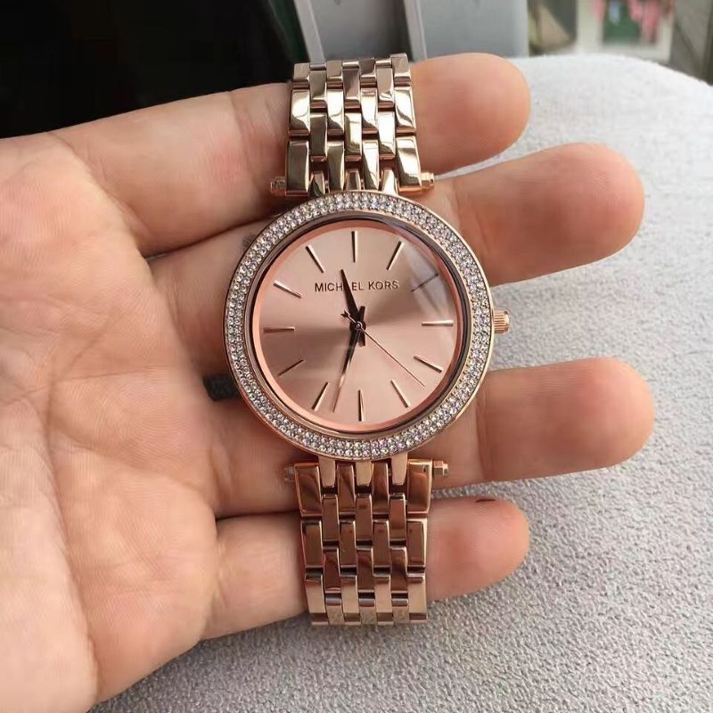 Michael Kors Watch MK 3192 Rosegold Metal Ladies watch