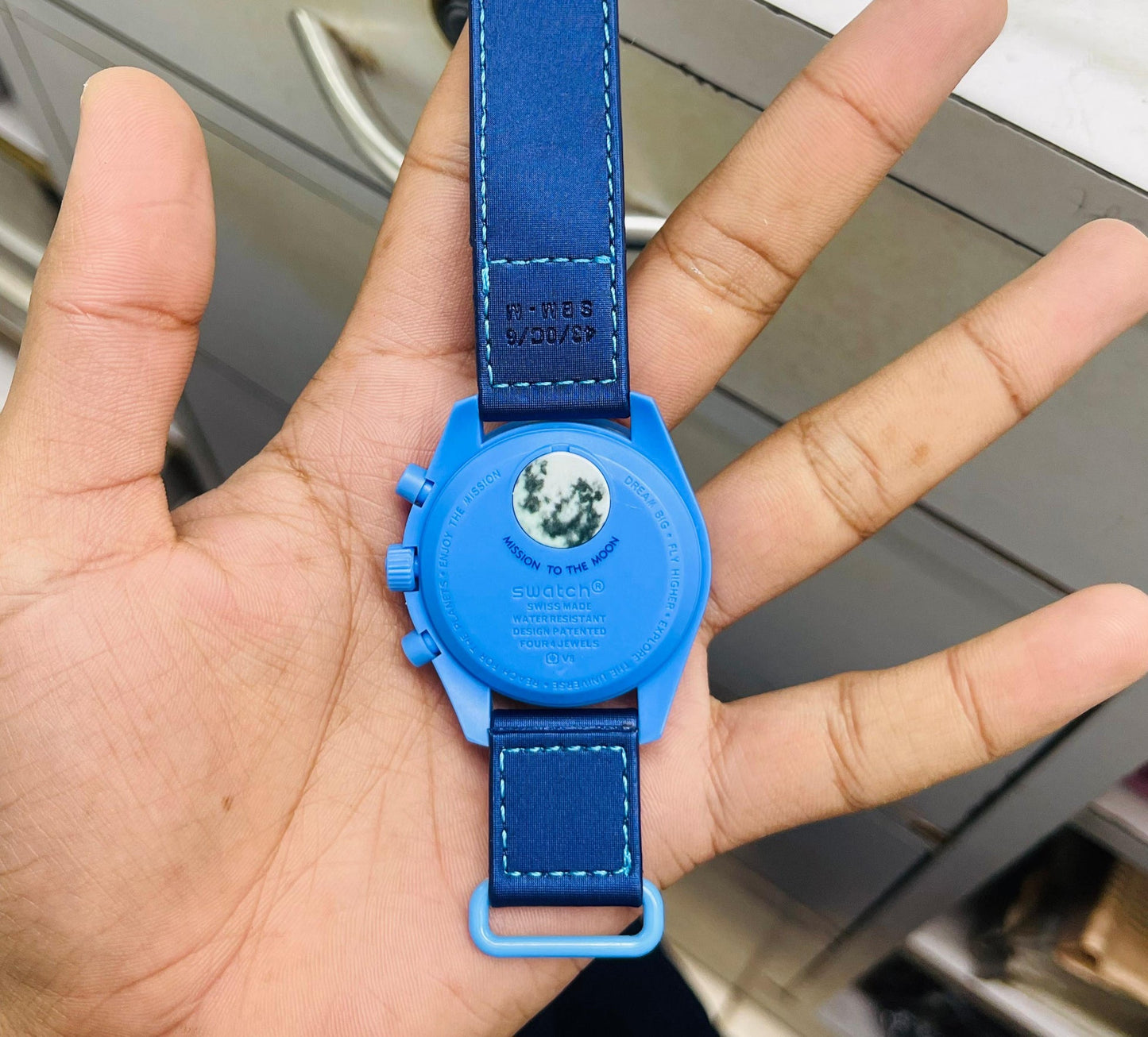 Omega Speedmaster Moonswatch Blue high Quality