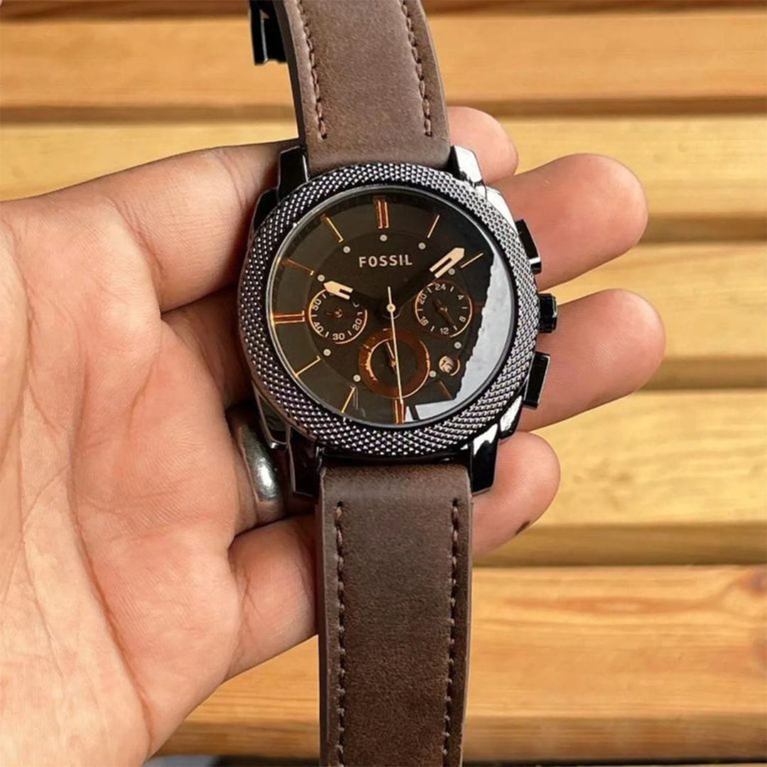 Fossil Fs4656 Brown Leather