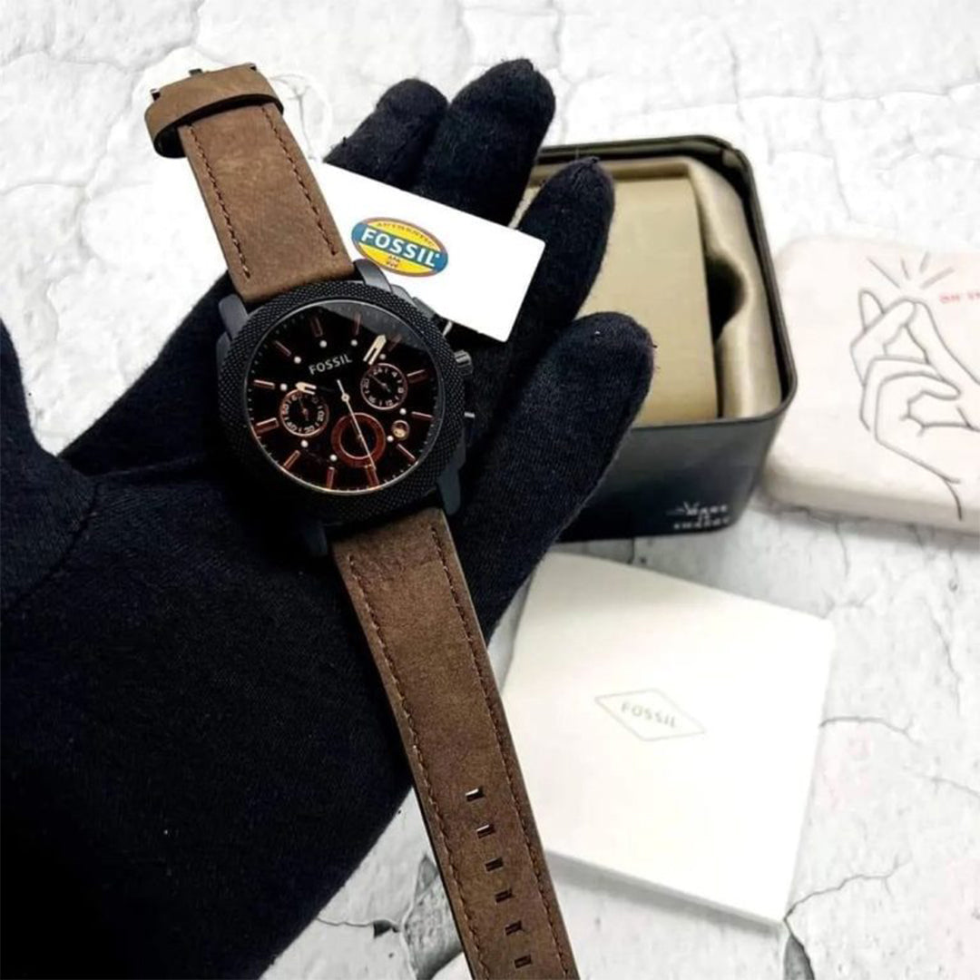 Fossil Fs4656 Brown Leather