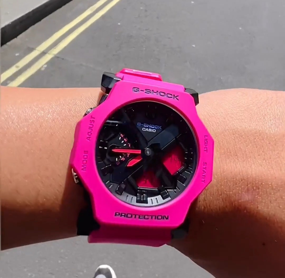 G-shock Gm 2300 Stainless Steel Pink Watch