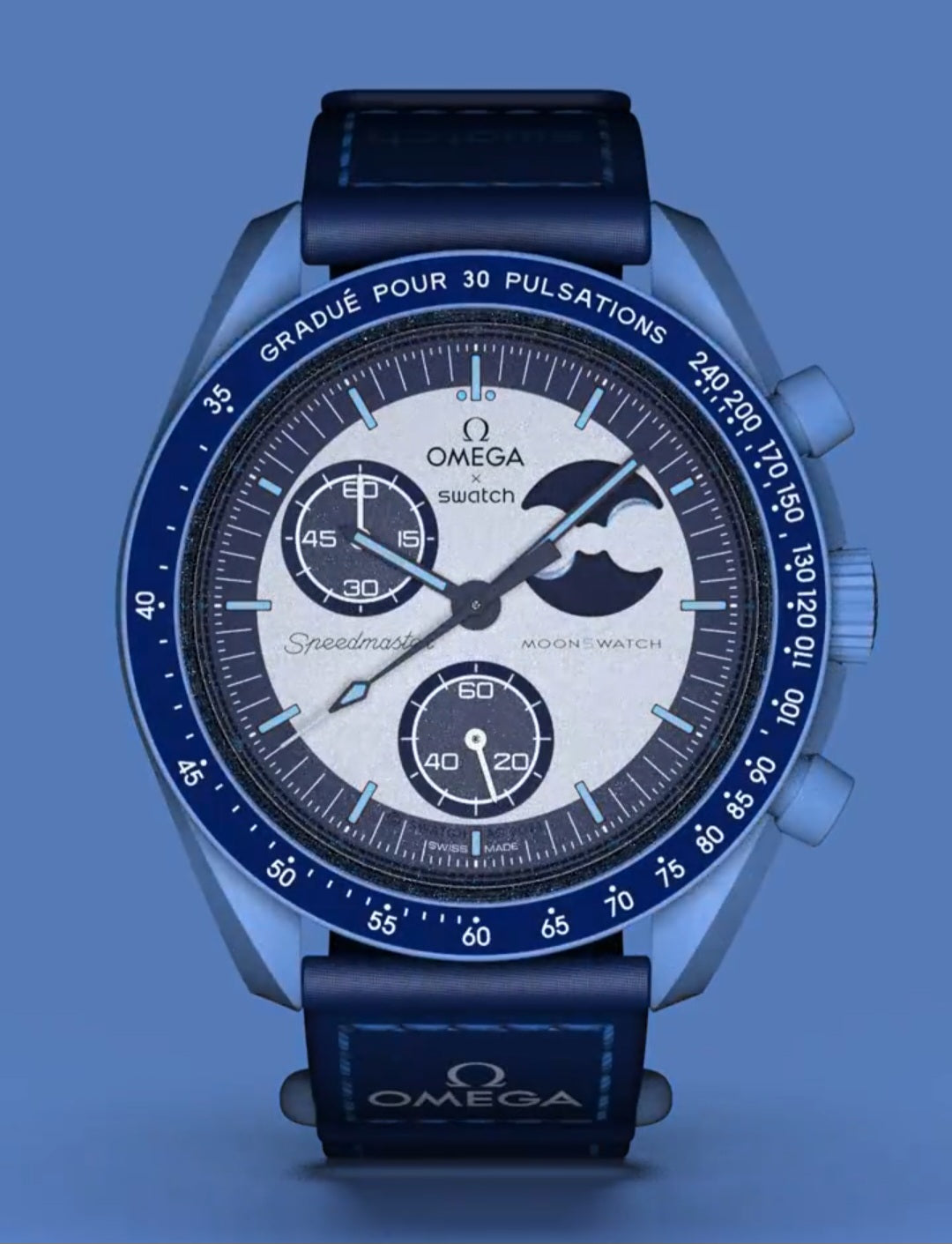 Omega Speedmaster Moonswatch Blue high Quality