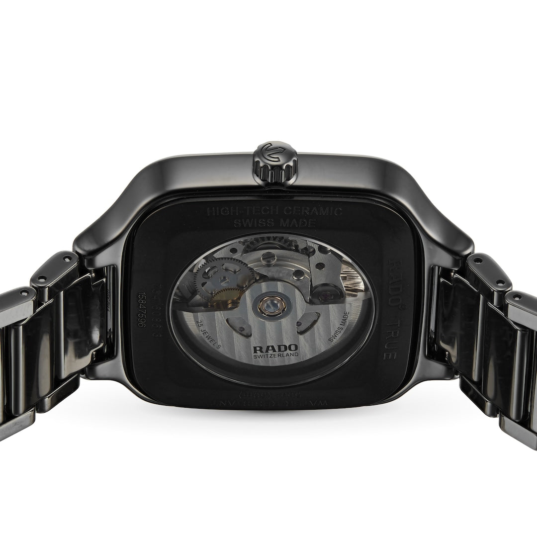 Rado Ceramica Automatic Open Back black