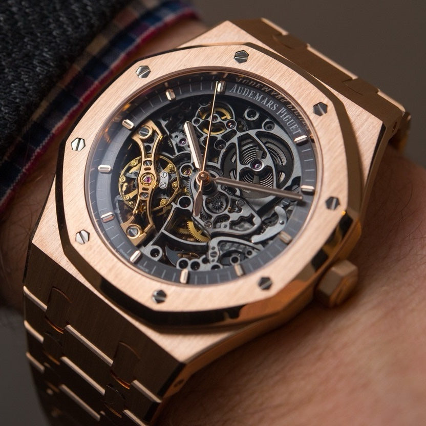 Audemars Piguet Skeleton AP Royal Oak Rosegold Skeleton Metal