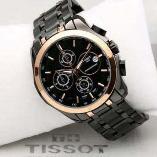 Tissot Couturer Black Copper Metal Watch