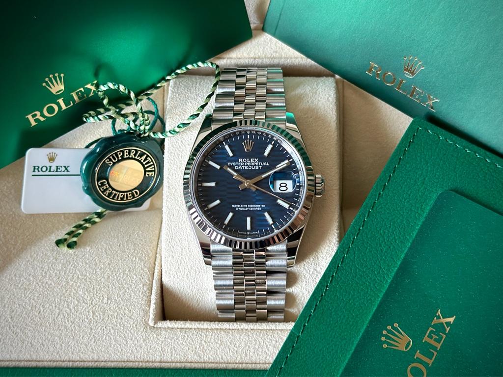 Role_x Datejust Silver Blue Dial Metal Watch Virat Kohli