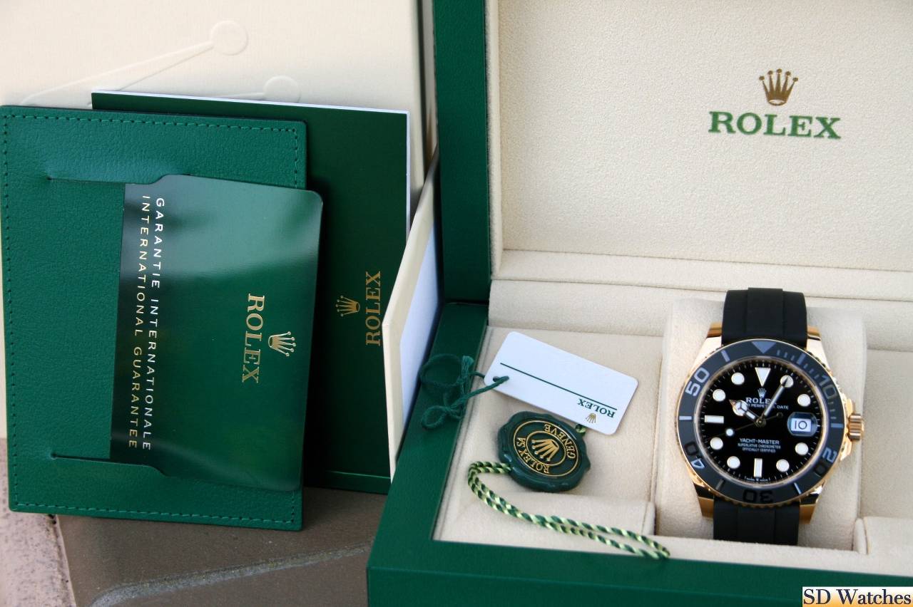 Rolex Yacht master Silicon band gold black Virat kholi watch (automatic)